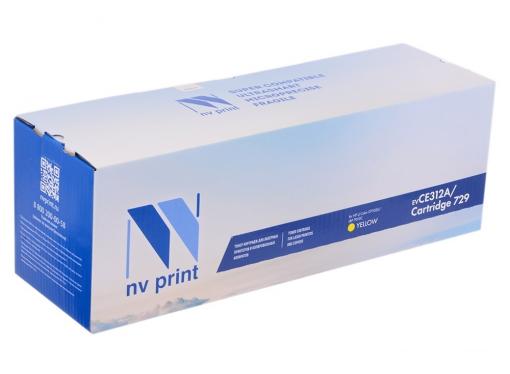 Картридж NV-Print совместимый с Canon 729Y для i-SENSYS LBP-7010 Color. Жёлтый. 1000 страниц.