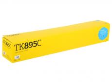 Тонер-картридж Т2 TC-K895C (аналог TK-895C Cyan) для Kyocera FS-C8020/C8025/C8520/C8525 (6000 стр.) голубой, с чипом