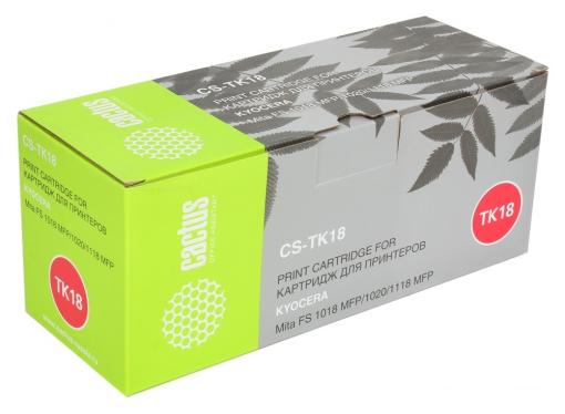 Картридж Cactus CS-TK18 для Kyocera Mita FS 1018 MFP/1020/1118MFP, 7200 стр