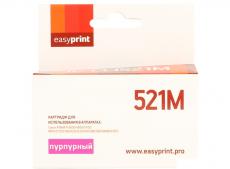 Картридж EasyPrint IC-CLI521M для Canon PIXMA iP4700/MP540/620/980/MX860. Пурпурный. с чипом Картридж EasyPrint IC-CLI521M для Canon PIXMA iP4700/MP540/620/980/MX860. Пурпурный. с чипом