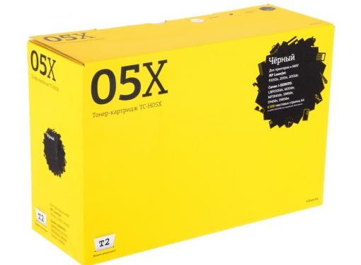 Картридж T2 TC-H05X (аналог CE505X) для HP LaserJet P2055x/Canon Cartrige 719H (6500 стр.) с чипом