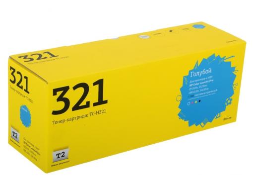 Картридж T2 TC-H321 (аналог CE321A) для HP Color LaserJet Pro CP1525n/CM1415fn (1300 стр.) Голубой, с чипом