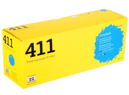 Картридж T2  TC-H411 (аналог CE411A) для HP LJ Pro 300 M351a/400 M451nw (2600 стр.) голубой, с чипом