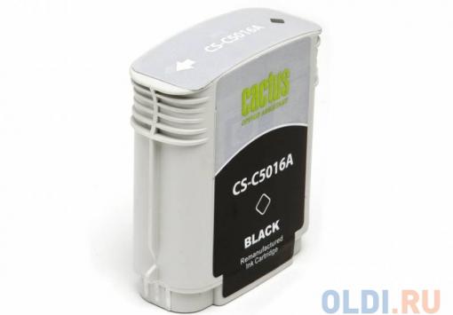 Картридж Cactus CS-C5016A №84 для HP DesignJet 10PS/20PS/30GP/50PS/90/120/130DE черный