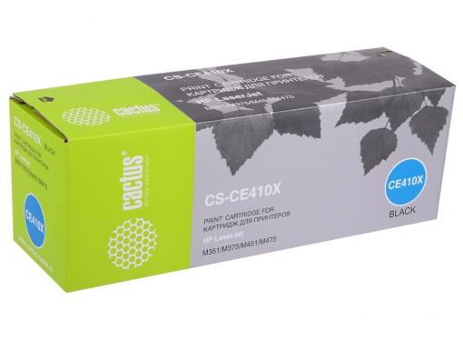 Картридж Cactus CS-CE410X для HP CLJ Pro 300 Color M351 /Pro 400 Color M451 черный 4000стр