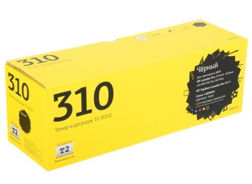 Картридж T2  TC-H310 (аналог CE310A) для HP Color LaserJet Pro CP1025/Pro 100 MFP M175A (1200 стр.) Черный, с чипом