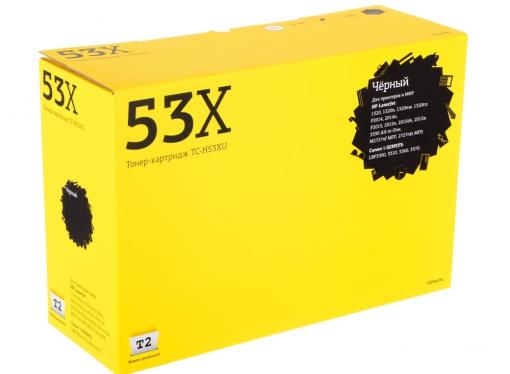 Картридж T2  TC-H53XU (аналог HP Q5949X,Q7553X, Cart 708H,715H) для HP LaserJet P2014/P2015/M2727nf MFP/Canon Cartrige 715H (7000 стр.) с чипом