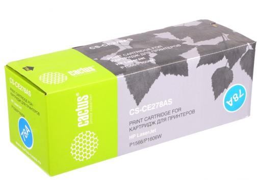 Картридж Cactus CS-CE278A для HP LaserJet P1566/P1606w черный 2100стр