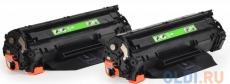 Тонер Картридж Cactus CS-CE285AD черный x2уп. для HP LJ P1102/P1102W/M1130/M1132