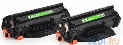 Тонер Картридж Cactus CS-CE285AD черный x2уп. для HP LJ P1102/P1102W/M1130/M1132