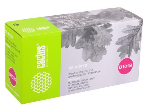 Тонер-картридж Cactus CS-D101SS для Samsung ML-2160/2165/2167/2168/SCX-3400/3405 черный 1500стр