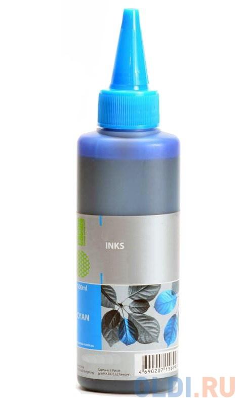 Чернила Cactus CS-GI490C для Canon Pixma G1400 G2400 G3400 голубой 100мл