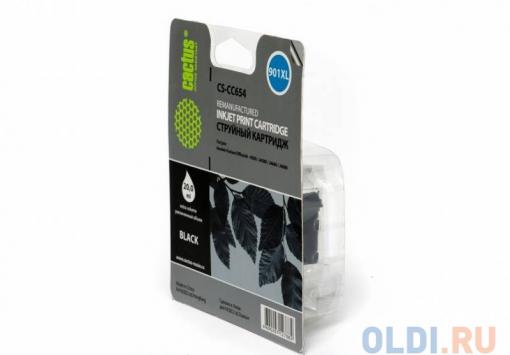 Картридж Cactus CS-CC654 №901 для HP OfficeJet 4500/J4580/J4660/J4680 черный