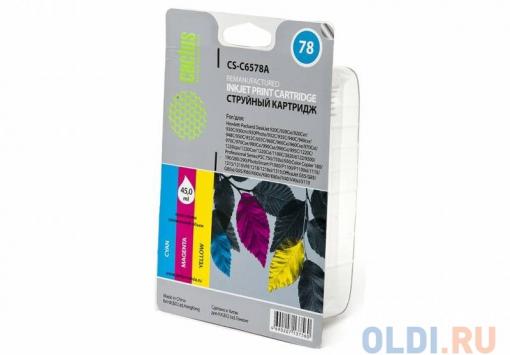 Картридж Cactus CS-C6578A №78 для HP DeskJet 900/1220C PhotoSmart P1000 цветной