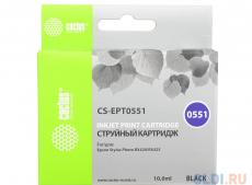 Картридж Cactus CS-EPT0551 для МФУ Epson Stylus RX520/Stylus Photo R240 черный