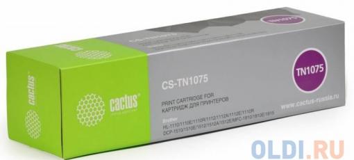 Тонер Картридж Cactus CS-TN1075 черный для Brother HL-1110/1112/1510/1512/1810/1815 (1000стр.)