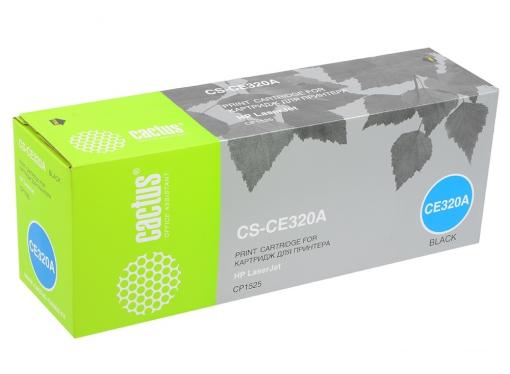 Картридж Cactus CS-CE320A для HP LaserJet CP1525 черный 2000стр