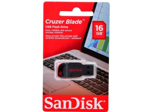USB флешка SanDisk Cruzer Blade 16GB (SDCZ50-016G-B35)