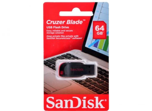 USB флешка SanDisk Cruzer Blade 64GB (SDCZ50-064G-B35)