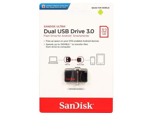 USB флешка SanDisk Ultra Dual 32GB (SDDD2-032G-GAM46)