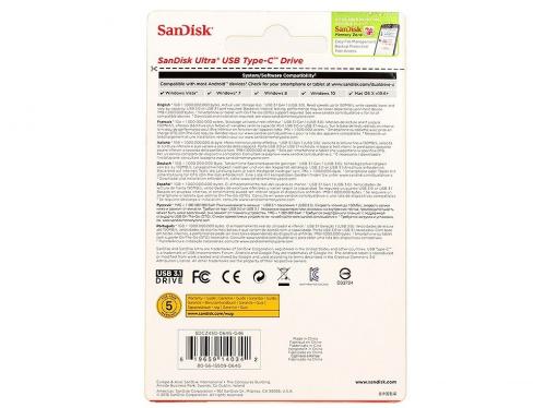 USB флешка SanDisk Type C 64GB (SDCZ450-064G-G46)
