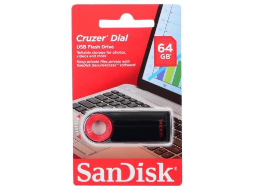 USB флешка SanDisk Cruzer Dial 64GB (SDCZ57-064G-B35)