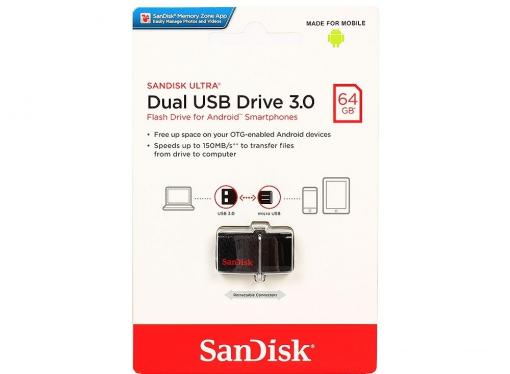 USB флешка SanDisk Ultra Dual 64GB (SDDD2-064G-GAM46)