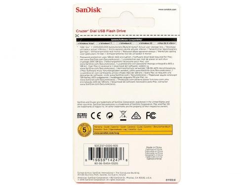 USB флешка SanDisk Cruzer Dial 32GB (SDCZ57-032G-B35)
