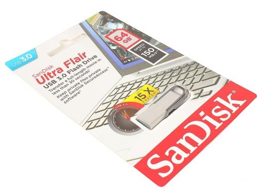 USB флешка SanDisk Ultra Flair 64GB (SDCZ73-064G-G46)
