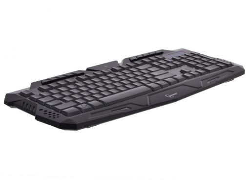 Клавиатура игровая Gembird KB-G11L, 3 различные подсветки, 10 доп. клавиш