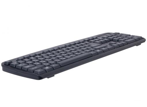 Клавиатура Gembird KB-8350U-BL, USB, черный, лазерная гравировка символов