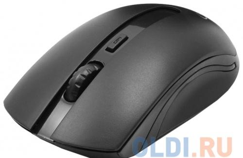 Комплект клавиатура + мышь беспров. Gembird KBS-8000,черный, 2.4ГГц/10м, 1600DPI,  мини-приемник- USB