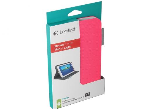 (939-000758) Чехол Logitech Folio for Samsung Galaxy Tab3 7'' Fantasy Pink