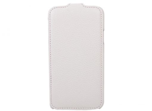 Чехол - книжка iRidium для Samsung Galaxy S5 (белый), натуральная кожа
