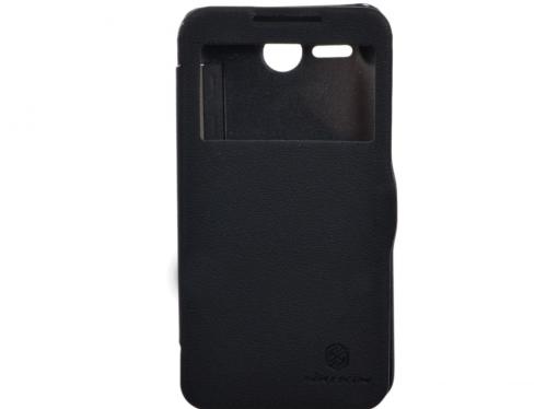 Чехол для смартфона Lenovo A680 Nillkin Fresh series leather case Черный