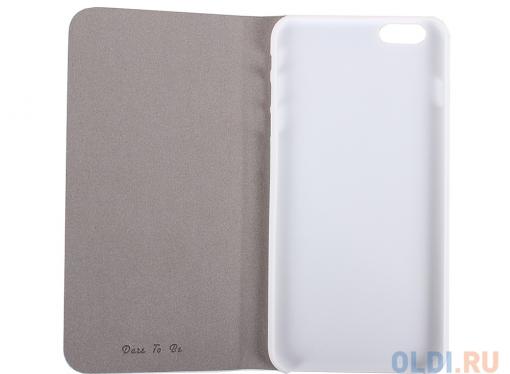 Чехол-книжка Ozaki OC581WH O!coat 0.4+Folio для iPhone 6 Plus. Цвет: белый.