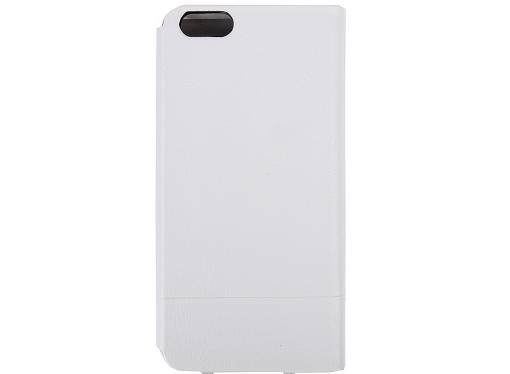 Чехол-книжка Ozaki OC564WH O!coat 0.3 Aim+ для iPhone 6 с дополнительным отделением для кредитки или пропуска. Крышка оснащена магнитами. Цвет: белый.