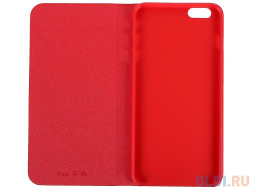 Чехол-книжка Ozaki OC581RD O!coat 0.4+Folio для iPhone 6 Plus. Цвет: красный.