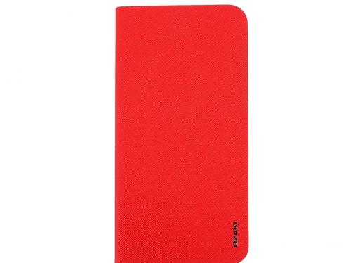 Чехол-книжка Ozaki OC581RD O!coat 0.4+Folio для iPhone 6 Plus. Цвет: красный.