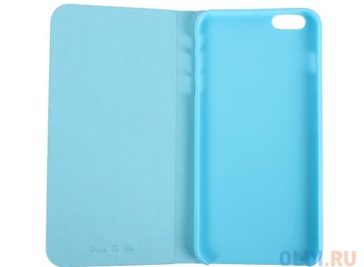 Чехол-книжка Ozaki OC581LB O!coat 0.4+Folio для iPhone 6 Plus. Цвет: голубой.