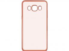 Силиконовый чехол с рамкой для Samsung Galaxy J5 (2016) DF sCase-29 (rose gold)