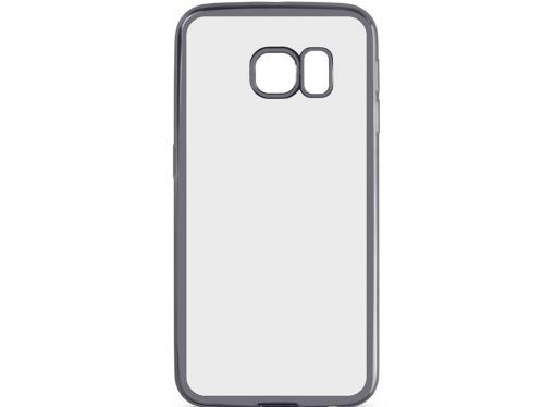 Силиконовый чехол с рамкой для Samsung Galaxy S6 Edge DF sCase-19 (space gray)