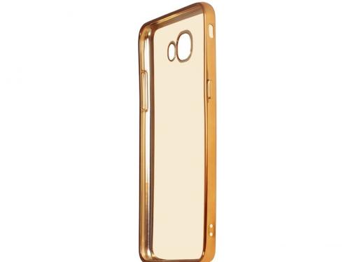 Силиконовый чехол с рамкой для Samsung Galaxy J5 Prime/ On5 (2016) DF sCase-37 (gold)