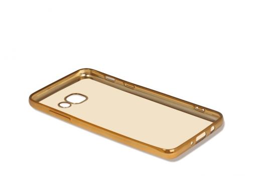 Силиконовый чехол с рамкой для Samsung Galaxy J5 Prime/ On5 (2016) DF sCase-37 (gold)