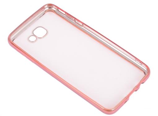 Силиконовый чехол с рамкой для Samsung Galaxy J5 Prime/ On5 (2016) DF sCase-37 (rose gold)