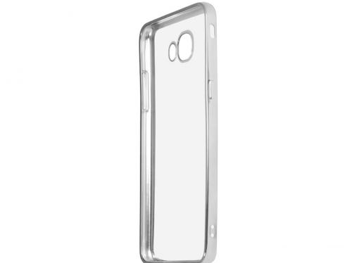 Силиконовый чехол с рамкой для Samsung Galaxy J5 Prime/ On5 (2016) DF sCase-37 (silver)