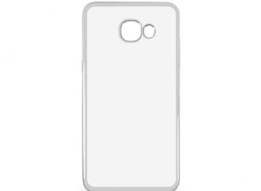 Силиконовый чехол с рамкой для Samsung Galaxy J5 Prime/ On5 (2016) DF sCase-37 (silver)