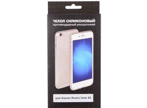Чехол-накладка для Xiaomi Redmi Note 4X DF xiCase-14 клип-кейс, прозрачный силикон