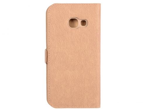 Чехол с флипом для Samsung Galaxy A3 (2017) DF sFlip-13 (gold)