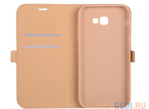 Чехол с флипом для Samsung Galaxy A7 (2017) DF sFlip-15 (gold)